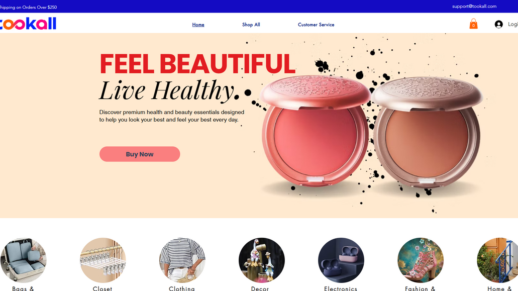 Took All: Took All was created with a simple mission: to offer quality products, competitive prices, and a seamless, secure shopping experience. We carefully select every item to meet everyday needs while staying ahead of the latest trends and putting customer satisfaction first.