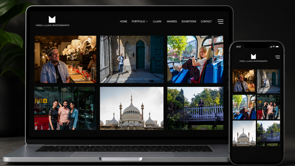 Lujain Mirza: I created this stunning photographer website for a client from Saudi Arabia. 