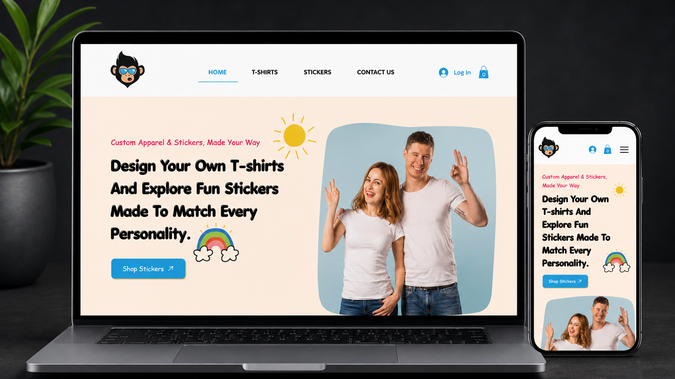 MNKY Prints: Complete website redesign to make it according to the client business needs.