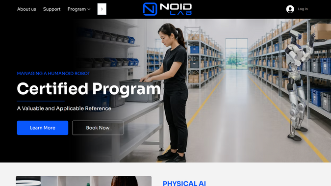 NOID LAB: Complete Website Design and Booking Integration. 