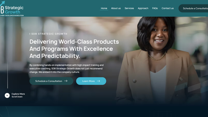 SDB Strategic Growth: Figma | Wix Studio :)