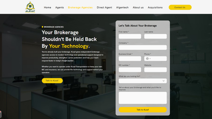 4 Leaf Services Inc.: Website Redesign | Figma & Wix Studio