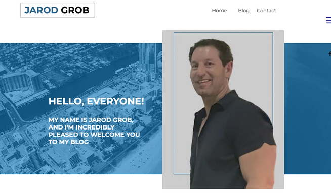 Jarod Grob - Blog: A blog was created for Jarod Grob to help small business owners start their way and filled with his stories as a beginner writer. Work done: content, design, and website creation, Google Ads campaign