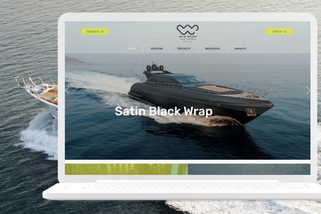 Wild Wraps: Industry: Yacht Wrapping
Work: Sleek Wordpress to Wix rebuild with integrated project CMS