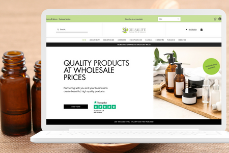 oils4life: Industry: E-commerce
Work: Large E-commerce Website Redesign