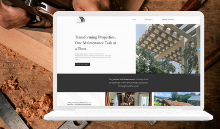 Pepper Property Services: Industry: Property Maintenance
Work: Classic Website Design