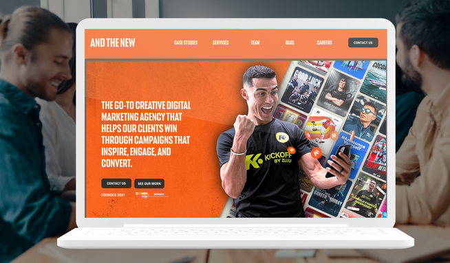 AND THE NEW Agency: Project - Custom Development
Industry - Advertising