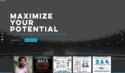 Pro Hunt : Football Recruiters,  Custom Code, instagram, custom login/signup.