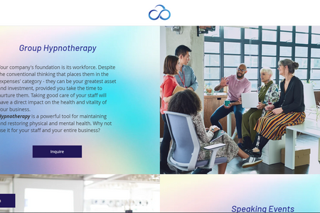 Wellbeing Cloud: A hypnotherapist practice website. 