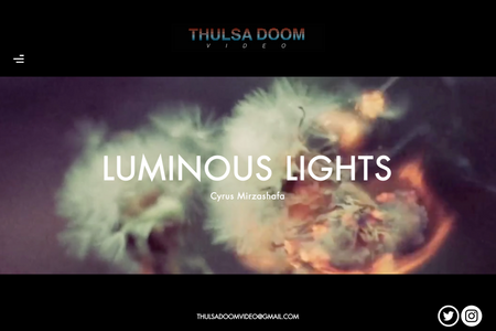 Thulsa Doom: An portfolio website for a film production company.
