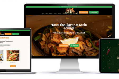 Latin Lounge: Latin Lounge American and Latin Restaurant 
Site Build: Advanced Website Build Editor X
Features: Copywriting, Custom Brand Identity, Custom video created animated hero section, Custom Animated sections, Scroll-animations, Hover Animations, Customized Icons, Repeaters, Custom PDF Menu