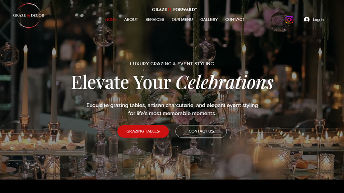 Graze & Décor LLC: A stunning, high-conversion website designed for our client in PA.