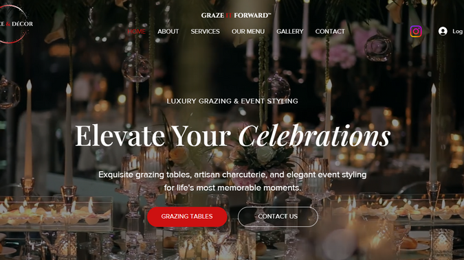 Graze & Decor LLC: A stunning, high-conversion website designed for our client in PA.