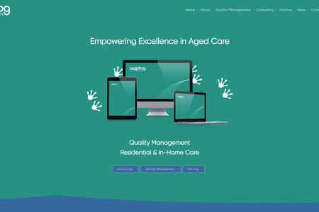 Leapfrog: High end SaaS site plus graphics and animations