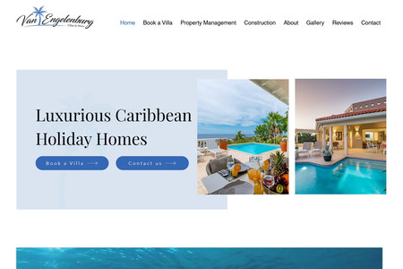  Luxurious Caribbean Holiday Homes: I designed and developed the website for Van Engelenburg - Villas & More, a luxury villa rental service in Curaçao. The site showcases high-end vacation properties, emphasizing their modern amenities and serene Caribbean locations.​

Wix Web Design:

Visual Aesthetics: Crafted a clean, modern design that reflects the luxury and comfort of the villas, incorporating high-quality images to captivate potential clients.​

User Experience: Implemented an intuitive navigation structure, allowing users to effortlessly explore villa options, learn about services, and make inquiries.​

Responsive Design: Ensured the website is fully responsive, providing an optimal viewing experience across various devices, including desktops, tablets, and smartphones.​

Wix SEO Optimization:

Keyword Integration: Conducted thorough keyword research to identify terms such as "luxury villas Curaçao" and "Caribbean holiday homes," strategically incorporating them into the site's content to enhance search engine visibility.​

Meta Tags and Descriptions: Developed compelling meta titles and descriptions for each page, accurately reflecting the content and improving click-through rates from search engine results.​

Content Strategy: Created informative and engaging content that highlights the unique features of each villa, the beauty of Curaçao, and the exceptional services offered, positioning Van Engelenburg as a premier choice for luxury accommodations.​

This comprehensive approach to web design and SEO optimization has elevated Van Engelenburg's online presence, effectively attracting and engaging their target audience.