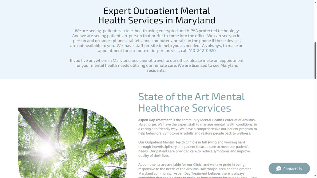 Aspen Day Treatment: I designed and developed the website for Aspen Day Treatment, an outpatient mental health clinic located in Halethorpe, Maryland. The site serves as a comprehensive resource, detailing the clinic's services, staff qualifications, and patient information to support individuals seeking mental health care.

Wix Web Design:

Visual Aesthetics: Created a professional and calming design that reflects the clinic's commitment to compassionate mental health care. The use of soothing colors and imagery fosters a welcoming online environment.

User Experience: Developed an intuitive navigation structure, allowing users to easily access information about services, staff, appointment scheduling, and important policies. Clear calls-to-action guide visitors toward booking appointments and contacting the clinic.


Responsive Design: Ensured the website is fully responsive, providing an optimal viewing experience across desktops, tablets, and smartphones, accommodating users seeking information on various devices.

Wix SEO Optimization:

Keyword Integration: Conducted thorough keyword research to identify terms such as "outpatient mental health services Halethorpe," "psychiatric care Maryland," and "mental health clinic near me." These keywords were strategically incorporated into the site's content to enhance search engine visibility.

Meta Tags and Descriptions: Developed compelling meta titles and descriptions for each page, accurately reflecting the content and incorporating targeted keywords to improve click-through rates from search engine results.

Content Strategy: Created informative and engaging content that highlights Aspen Day Treatment's services, including individual therapy, group therapy, medication management, and emergency psychiatric care. Detailed staff bios showcase the qualifications and expertise of the clinic's professionals, building trust with potential patients.

This comprehensive approach to web design and SEO optimization has significantly enhanced Aspen Day Treatment's online presence, effectively reaching and engaging individuals seeking mental health services in the Halethorpe area.