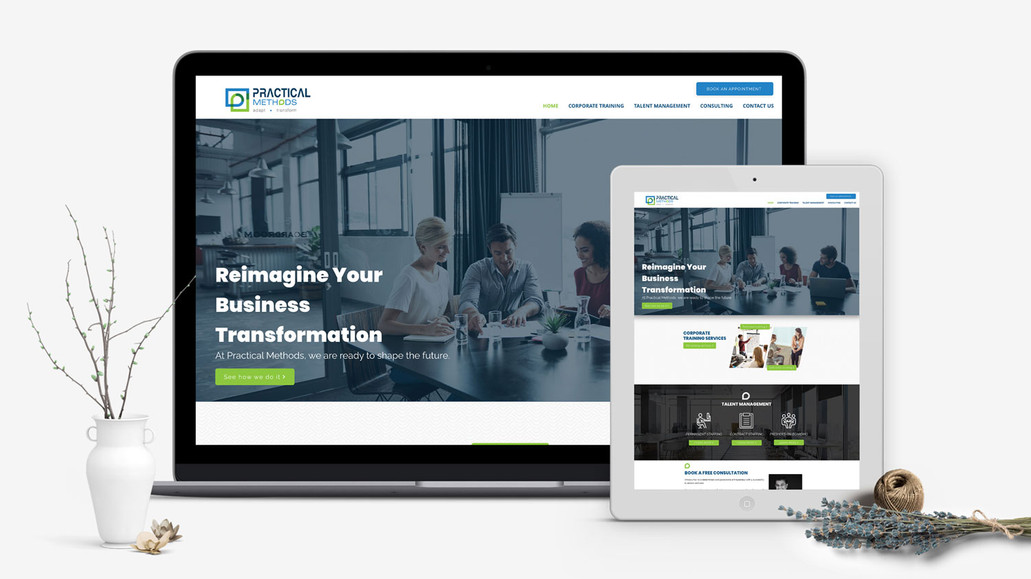 Practical Minds Consultant: www.practical-methods.com: A professional consulting website with detailed service descriptions, blogs, and dynamic features.
Plan: Growth Website | Rs 34990