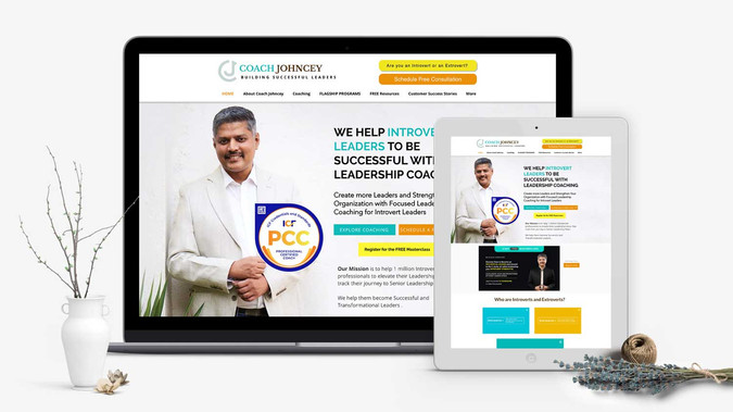 Coach Johncey: www.coachjohncey.com: A coaching website that combines engaging content with visually appealing layouts.
Plan: Growth Website | Rs 34990