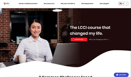 Asia Commercial Institution: Sell your online course and get them to register online. Say goodbye to manual registration. 

We created a website for this institution to promote its course and let more potential students know about it. 

Website Design
Copywriting
Illustration Creation
Social Media Ad