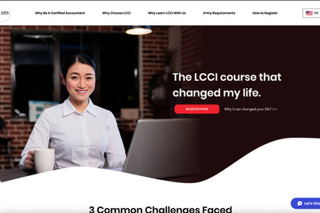 Asia Commercial Institution: Sell your online course and get them to register online. Say goodbye to manual registration. 

We created a website for this institution to promote its course and let more potential students know about it. 

Website Design
Copywriting
Illustration Creation
Social Media Ad