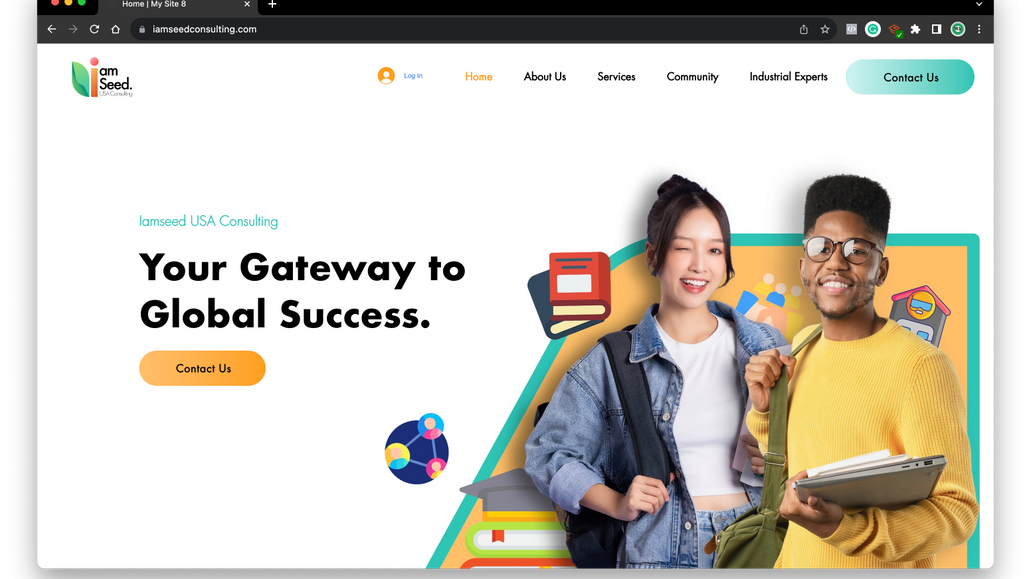 IamSeed USA Consulting: A website designed to facilitate hassle-free studying in the USA for students from around the world. Additionally, the platform features a community listing where visitors can share their reviews of specific community locations.