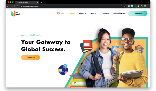 IamSeed USA Consulting: A website designed to facilitate hassle-free studying in the USA for students from around the world. Additionally, the platform features a community listing where visitors can share their reviews of specific community locations.