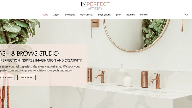 Imperfect Artistry: Website Design