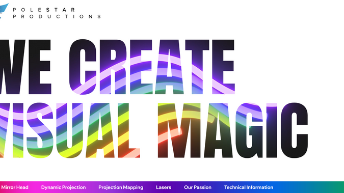 Polestar Productions: This wix studio project was developed to showcase a visual effects company