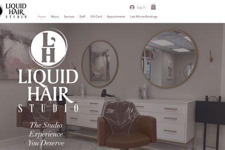 Liquid Hair Studio Inc.: Website Development