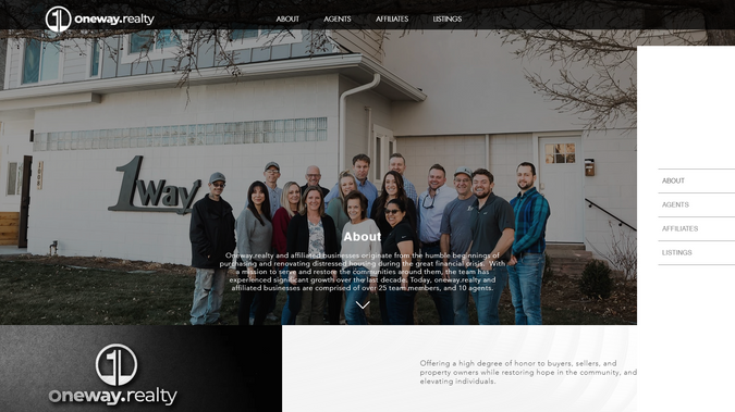 Oneway.Realty (Agent Portal): Inspired by the sleek, modern, and powerful website design of Tesla, this boutique realtor platform is a powerful tool for agents and users alike. Using Velo and Wix coding, we constructed a model that allows each agent to have their own website QR code page--making this site essentially an online brochure of business cards. This allows users to navigate listings seamlessly and provides endless sales leads to agents.