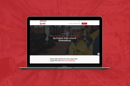 ARK Construction: Website for Construction Management Company