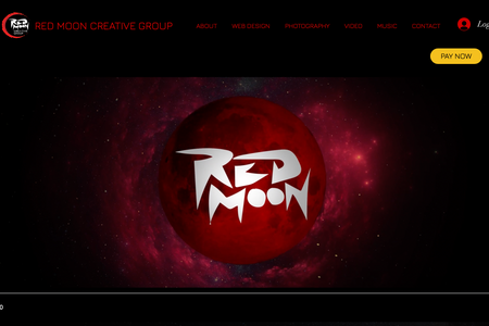 Red Moon Creative G.: Created complete business website w/ photos and drone video.