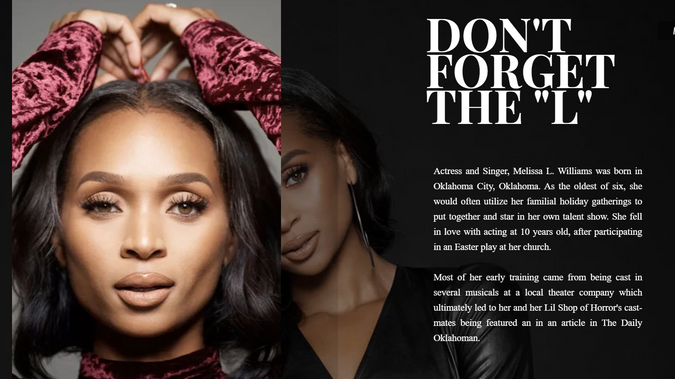 Melissa Williams Website: 