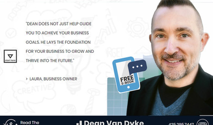Dean Van Dyke: This Business Coach features a guarantee of results, something almost unheard of in his industry. We were able to highlight that as well as tie in his personal passion to combat veteran suicide. We continue to work with this client to create blogs and manage social media.