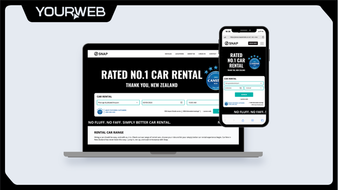 Snap: Car hire in New Zealand has never been this easy - jump in, rev up, and soak in Aotearoa with Snap. In partnership with the dynamic team at Snap Rentals, we've crafted and launched their incredible new website, showcasing the best of car hire in NZ!