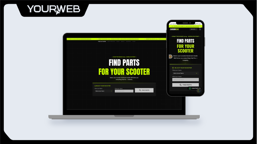 Carbonrevo: Migration from Wix editor to Wix Studio with Custom product filter and finder for eCommerce