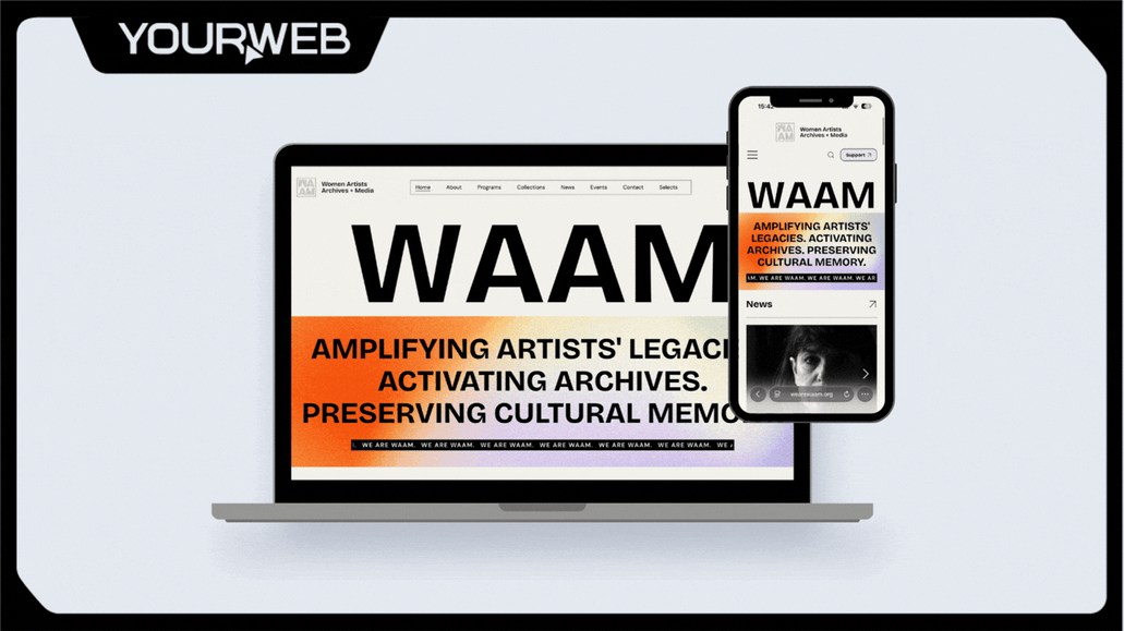 We Are Waam: Rebranding and migration to Wix Studio with CMS portfolio.