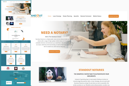 Standout Notaries: Full Web Design