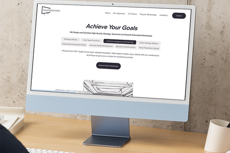 Strategy Workshop Facilltator: VIP Design Day package for a client site built in Wix Studio but they needed it customised before launching.  Including dynamic page content that can be easily updated and added to now.