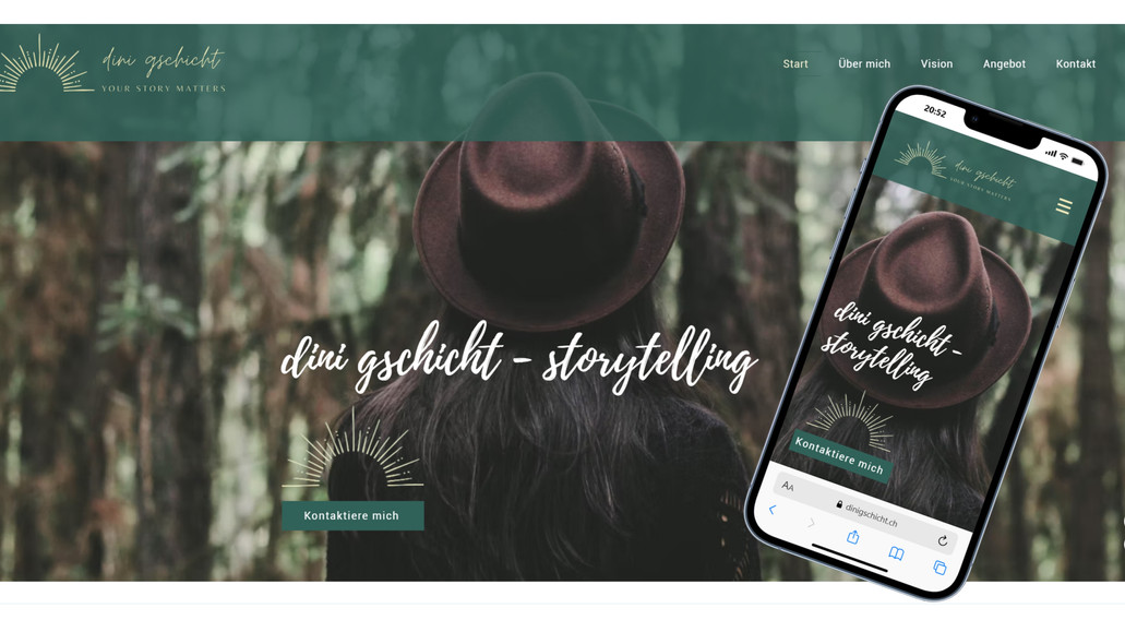 Dini Gschicht: Konzept, Planung
Design
SEO und technische Aspekte