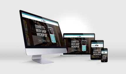 Cobbetts Beer Shop: Cobbetts Beer Shop Micropub contacted GR8 Graphix to create a website that worked on all devices, including an online e-commerce store that was easy for them to add new exciting products too.

GR8 Graphix continues to work with Cobbetts to increase its online social presence and generate more online sales.