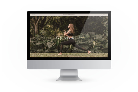 Yoga for Life: Website design