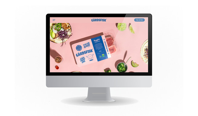 Gårdsfisk: Website design implementation