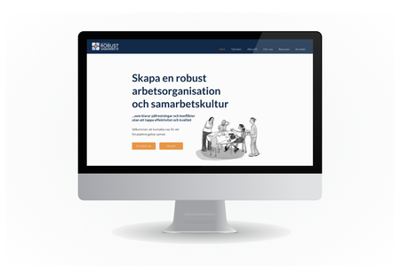 Nätverket för Robust Samarbete: Website design - logo design