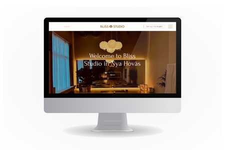 Bliss Studio: Website design