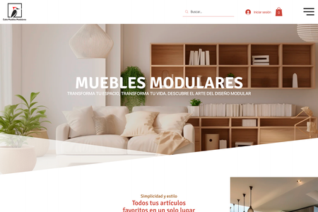 Cubo Muebles Modular: Cubo Muebles tiene una página web que refleja su enfoque en muebles modulares personalizados, con un diseño visual limpio y moderno, destacando la versatilidad y personalización de sus productos. La interfaz está orientada a la comodidad del usuario, con secciones claras que permiten explorar las opciones de diseño a medida, junto con imágenes de alta calidad que muestran ejemplos de sus productos. El desarrollo del sitio parece estar pensado para facilitar la experiencia de compra en línea, con una navegación sencilla y un proceso de solicitud bien estructurado.