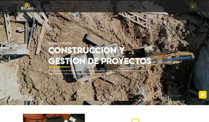 Empresa Constructora: El diseño de la página web de ECAH SRL refleja su enfoque integral en el desarrollo de proyectos, con un estilo profesional y estructurado que facilita la navegación por los servicios ofrecidos. El sitio está diseñado para transmitir confianza y experiencia, con una disposición clara de secciones que detallan cada etapa del proceso, desde la pre-construcción hasta la entrega final. En cuanto al desarrollo, se ha optimizado para ofrecer una experiencia de usuario fluida, destacando la trayectoria y capacidades de la empresa en la gestión de proyectos de construcción.