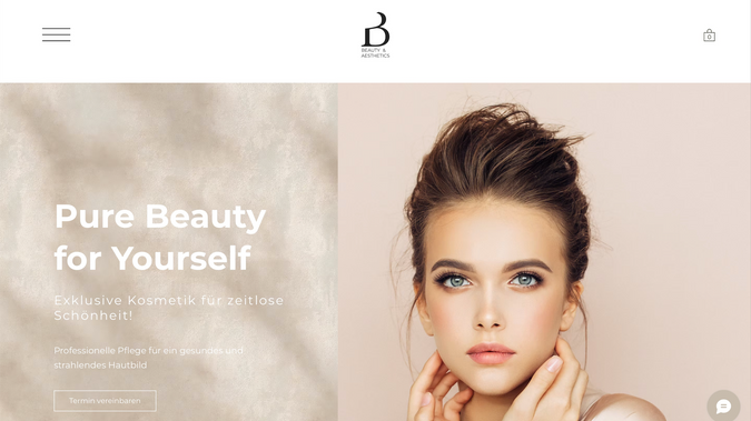 BOG Beauty & Aesthetics: Mit diesem modernen Design setzen wir das neu eröffnete Kosmetikstudio perfekt in Szene und überzeugen mit einem abwechslungsreichen, luxuriösen Stil sowie hellen Farben zahlreiche Kunden aus Mannheim.