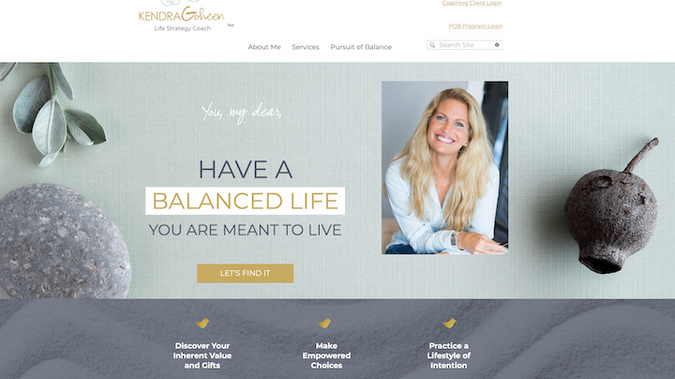 Kendra Goheen Life Coaching: Developed an email subscription and drop campaign system for the life coaching courses from Kendra Goheen: learn the skills and tools to navigate your mental and emotional health with confidence