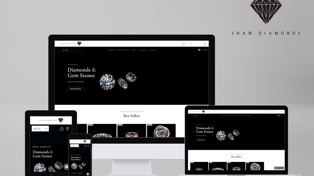 Shaw Diamonds: Our client has had a sterling reputation as high end diamond and jewellery dealer with a robust cliental in America and Africa. They approached Marshall Arts because of our ability to create a digital presence that could match the elegance of the brand. Now Shaw Diamonds is able to business across the globe.